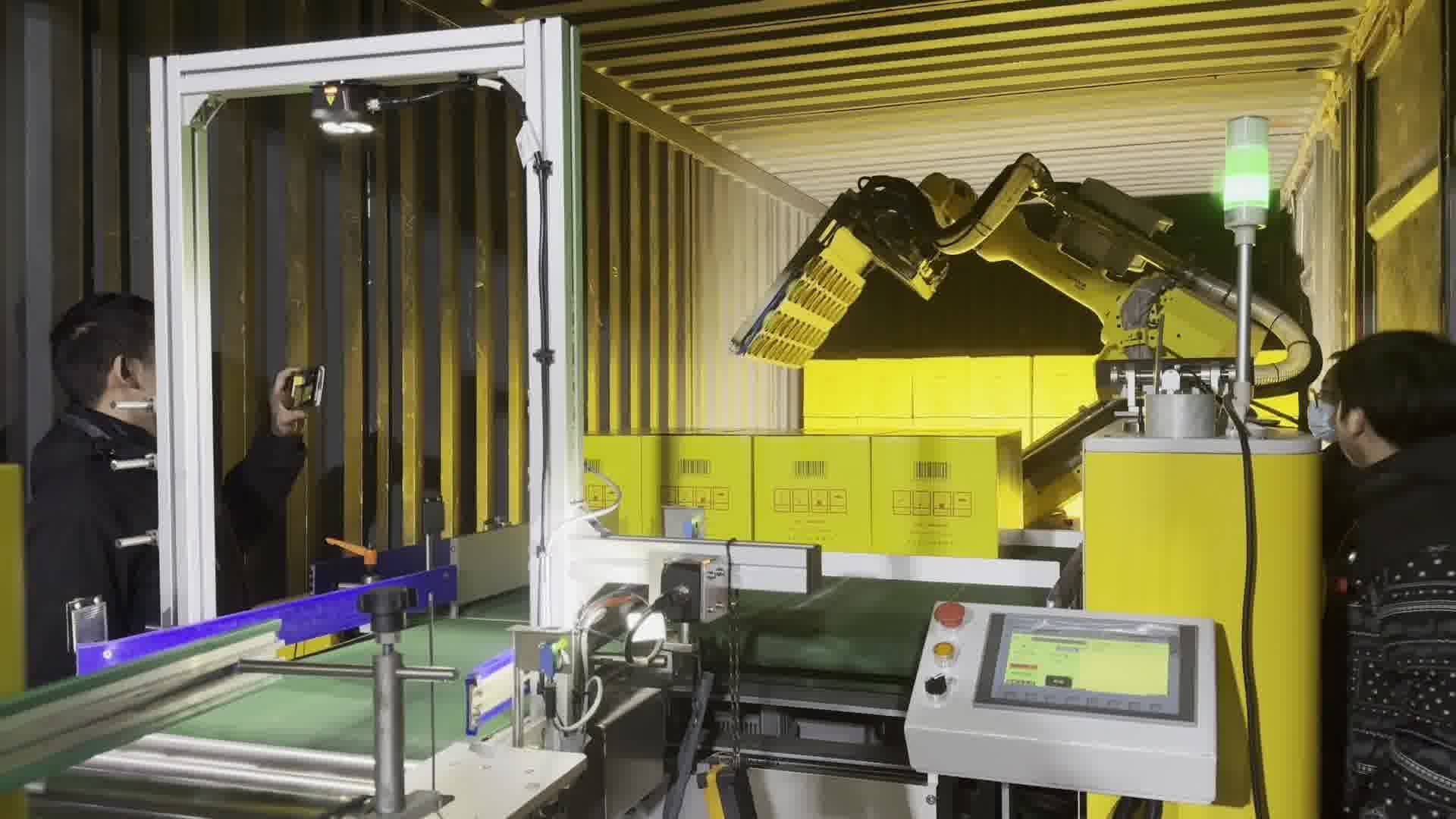 Système de chargement automatique de conteneurs par robot-2