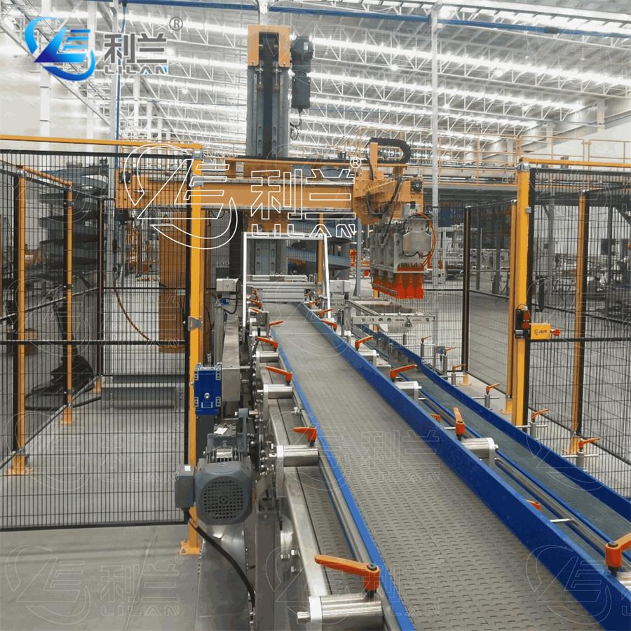 Edible oil Glass bottles depalletizer-3